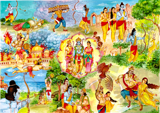 Ekashloki Ramayana. Learn the shloka within no time.