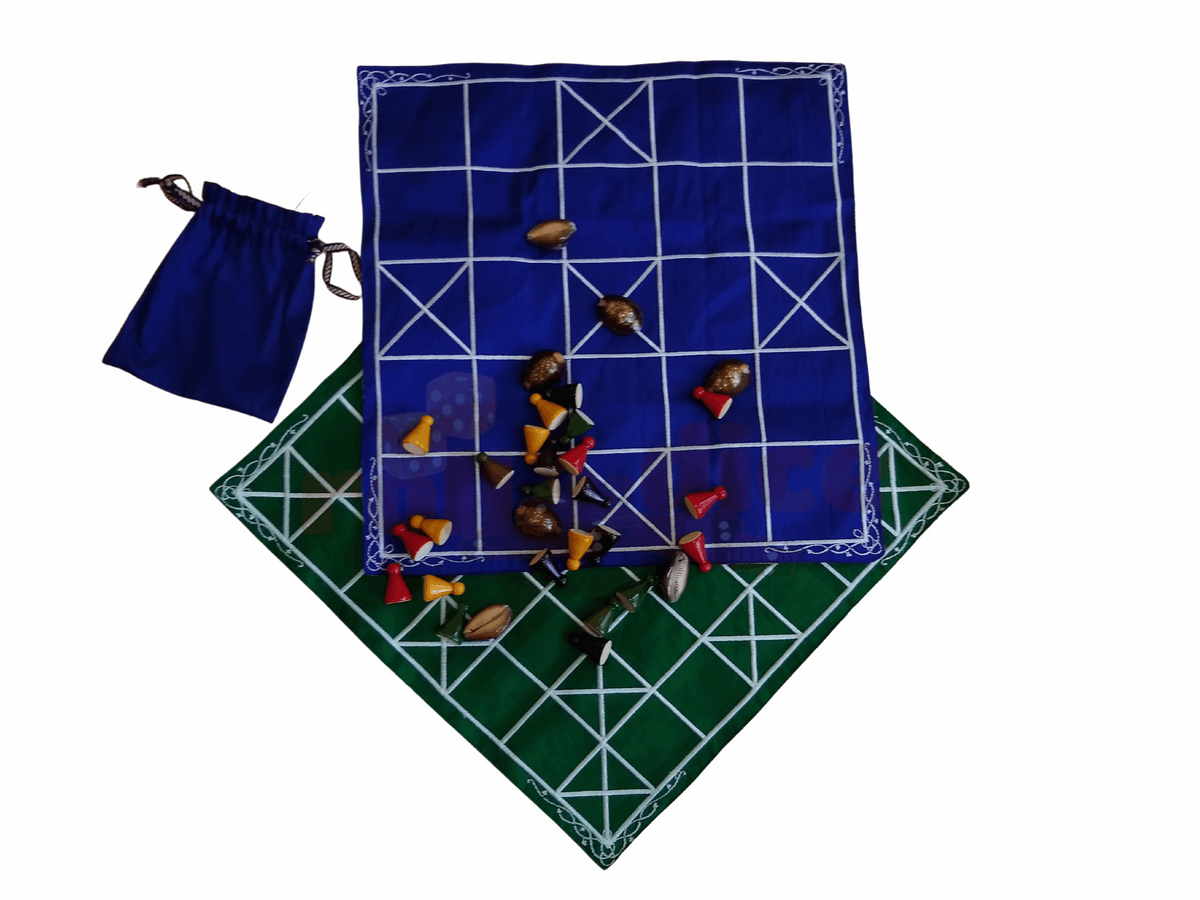 Chowka Bara,Katta Mane,Taayam,Kaangi Chaala,Kaana Dua,Traditional Indian Ludo Board Game,Classic Board Game,Logical, Strategy |Suitable for Children 4+ Years