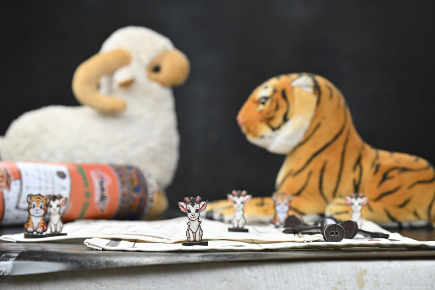 Aadu Huli Board Game – Levels 3 & 4 | Tigers and Goats Traditional Strategy Game