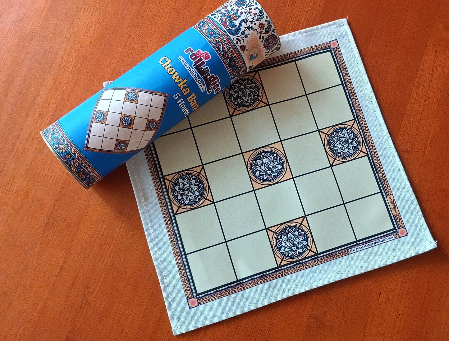 cuteness overload of the chowkabara 5 houses mat. makes for the best gift. Classic
