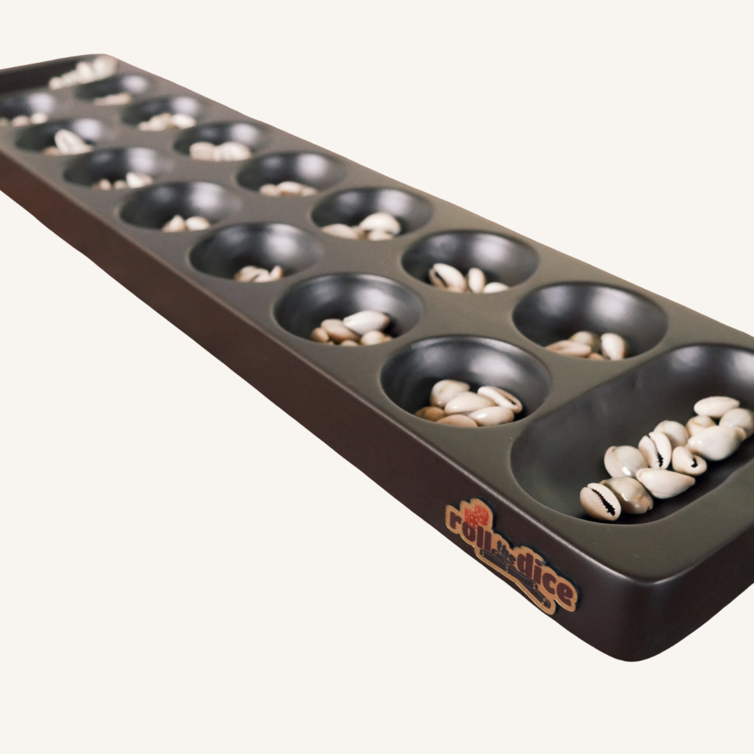 Channe Mane board game by Roll the Dice, featuring traditional game pieces and colorful game board for family fun.