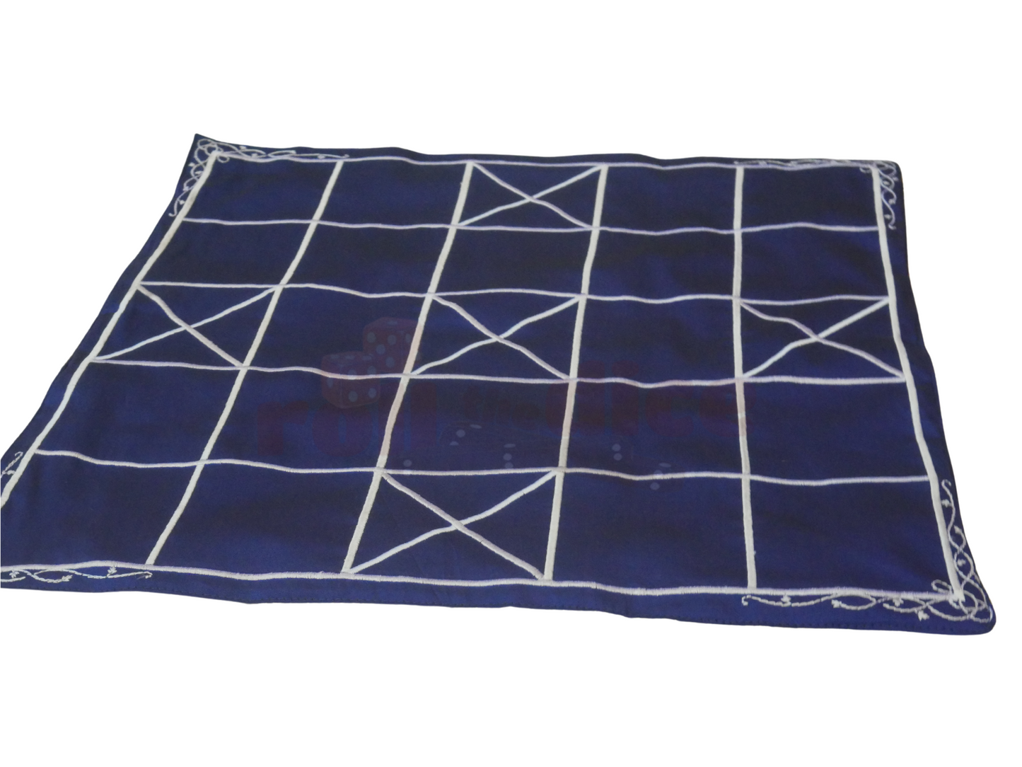 Chowka Bara 5 House Silk Mat | Traditional Indian Board Game
