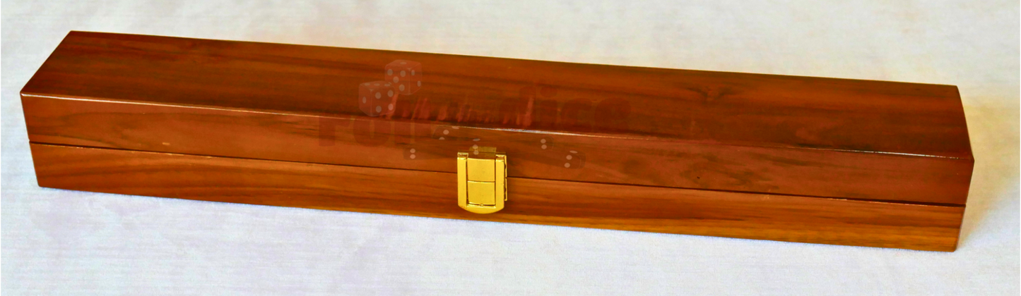 Teak Wood Alaguli Mane - Traditional Board Game