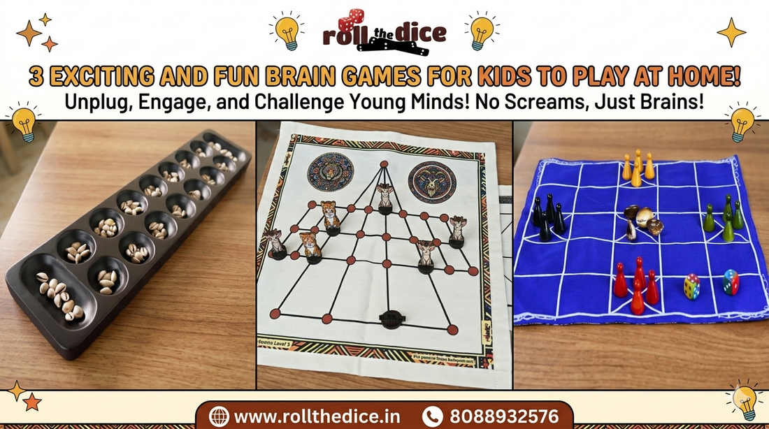 3 Exciting and Fun Brain Games for Kids to Play at Home