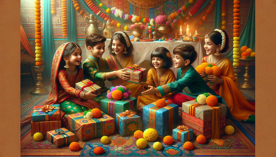 Representation image of Kids "Gifting a culture" to each other