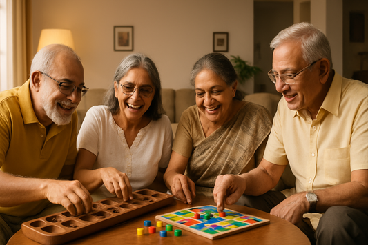 Traditional Games for Senior Citizens: Rediscovering Joy and Memory Through Classic Indian Board Games