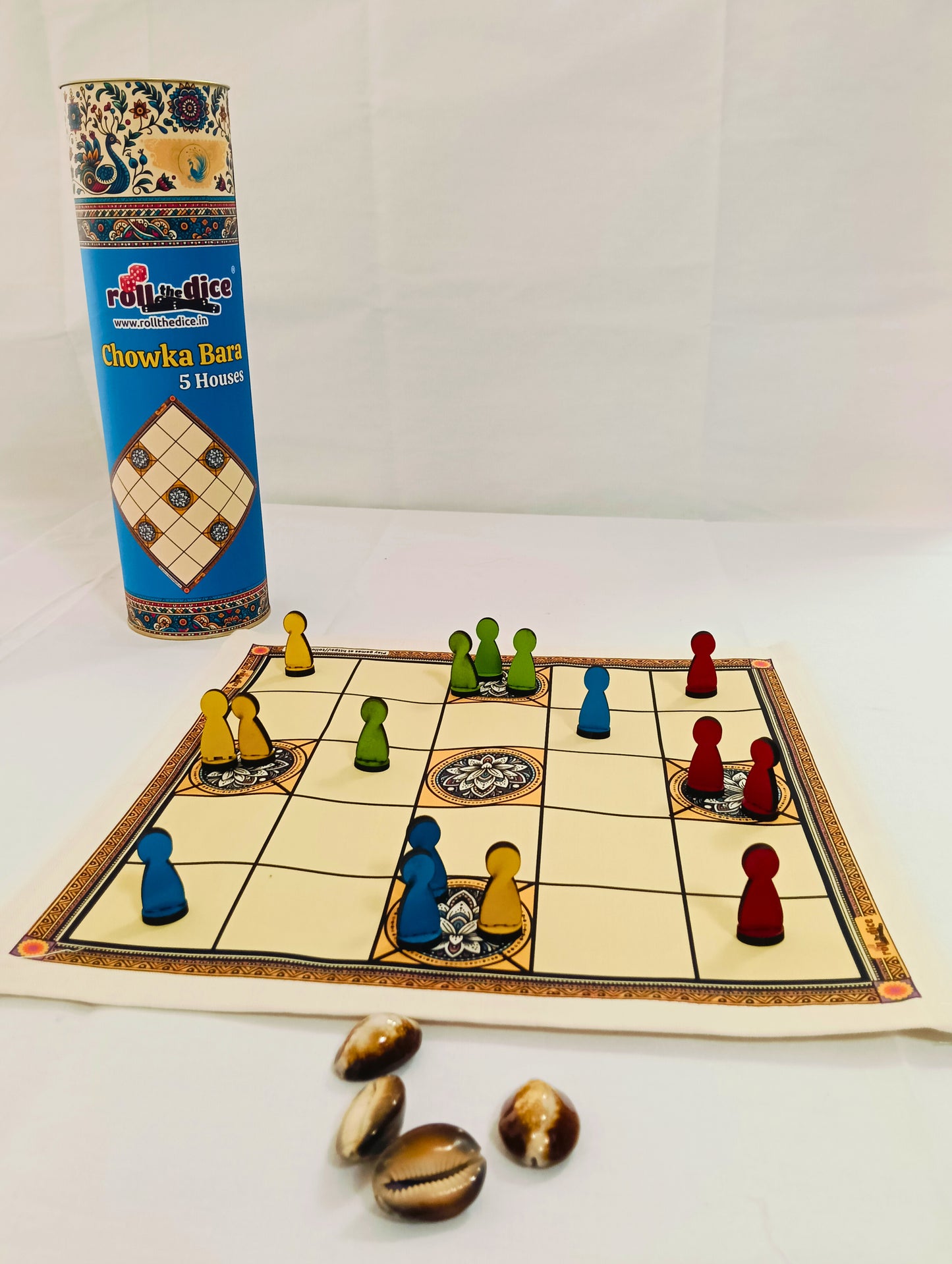 Classic Ashta Chamma 5 Houses Board Game