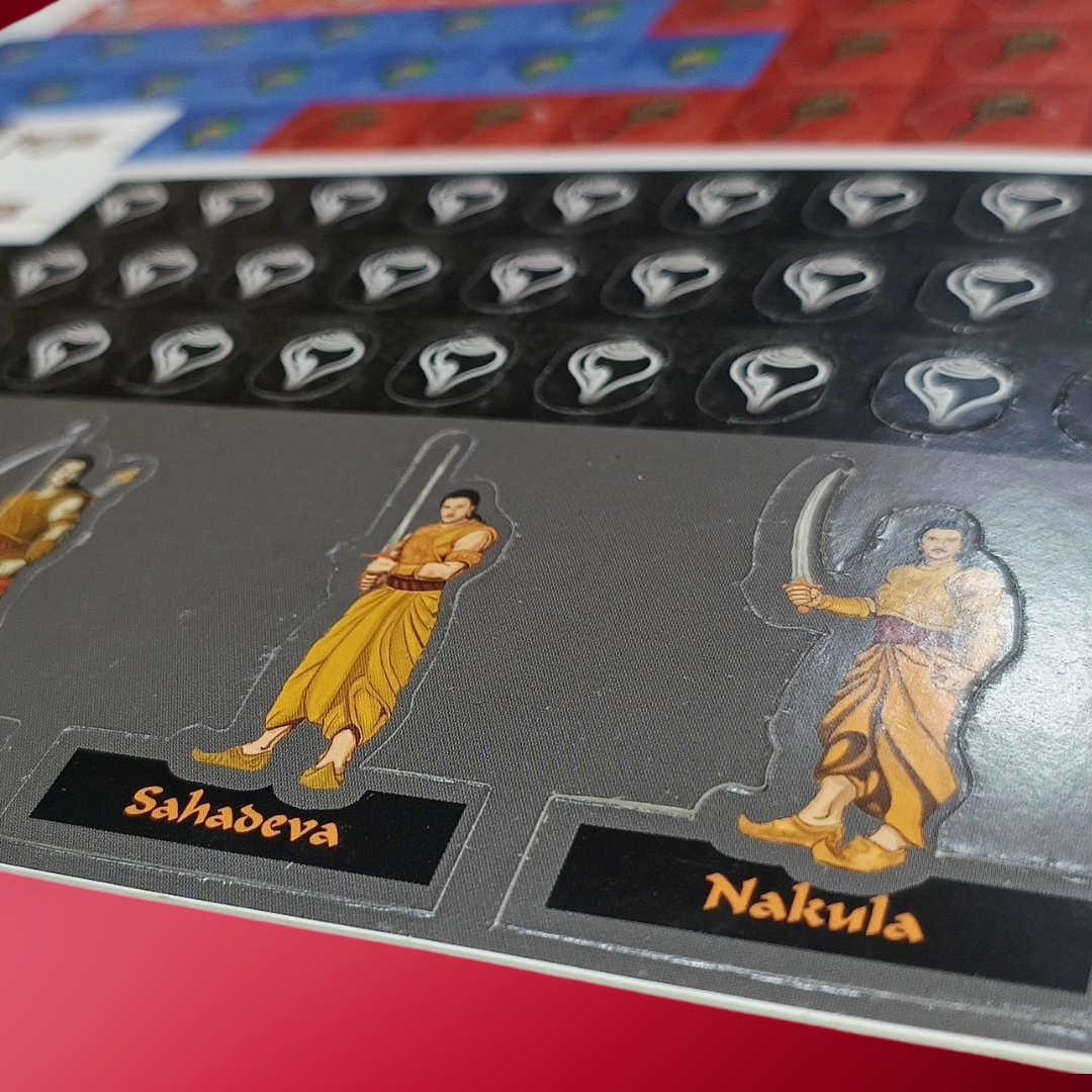 mahabharatha coins and characters that can be used for playing