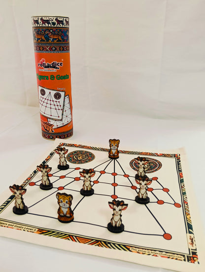 Classic Aadu Huli (3 & 4) - Board Game