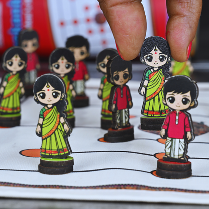 Classic Daadi (దాది) Game Board Set