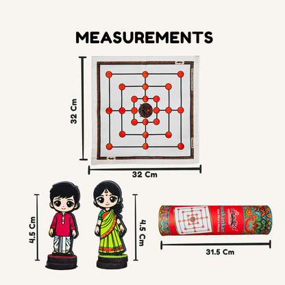 Classic Daadi (దాది) Game Board Set