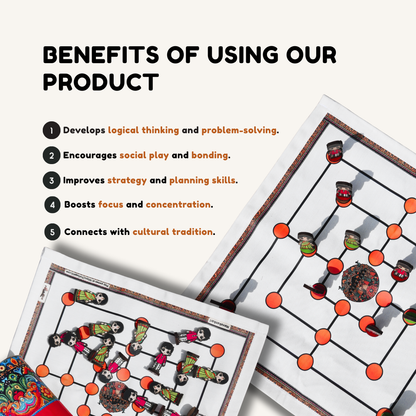 Classic Daadi (దాది) Game Board Set