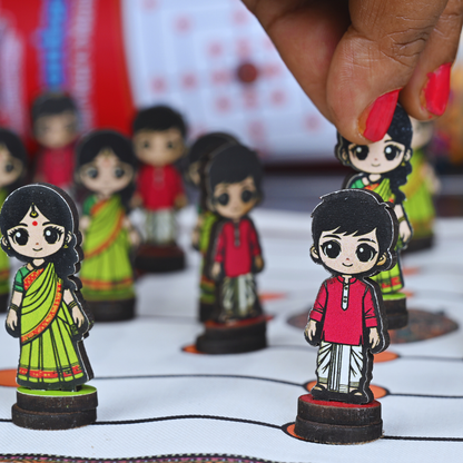 Classic Daadi (దాది) Game Board Set