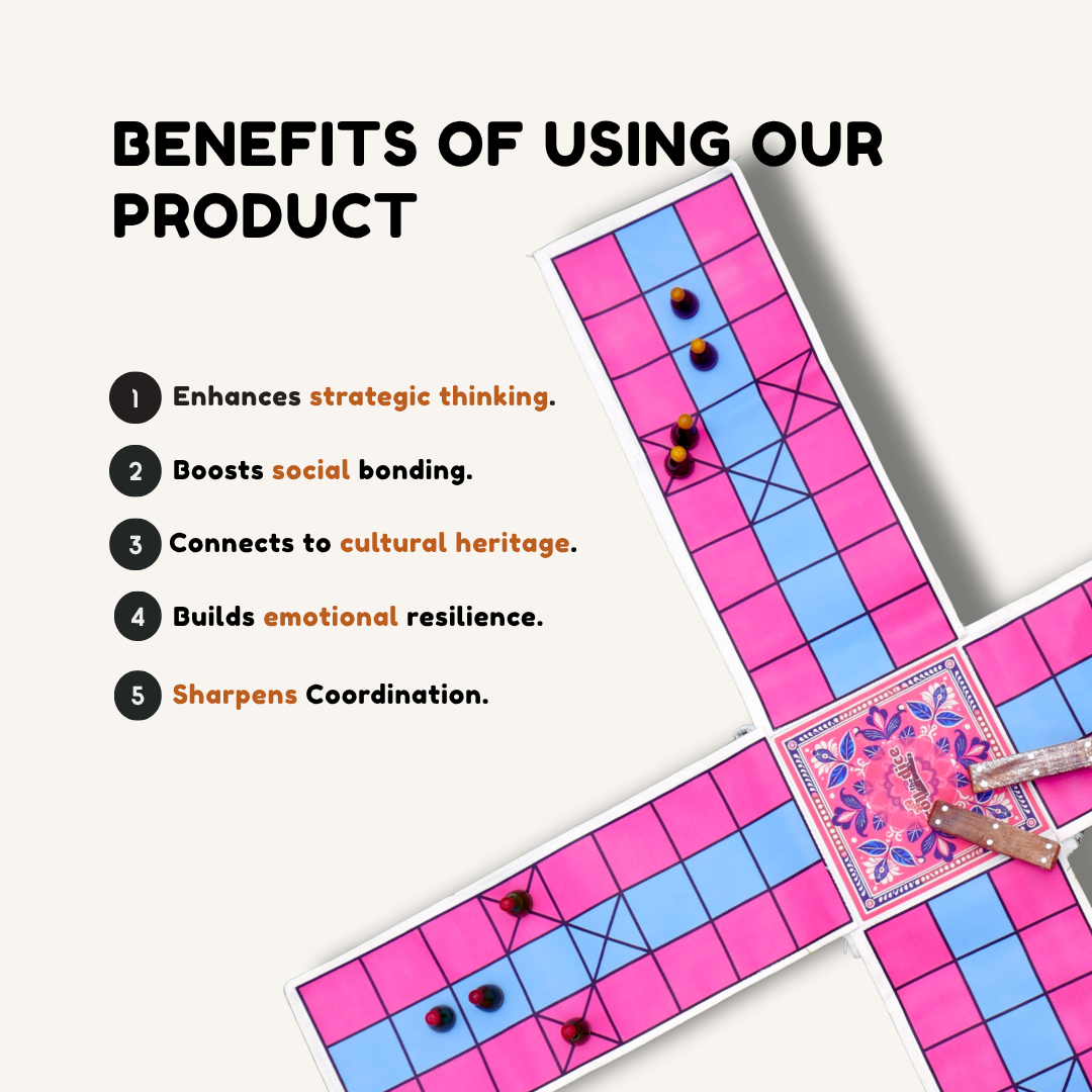 Pagade - Ancient Indian Board Game | Traditional Pachisi Set