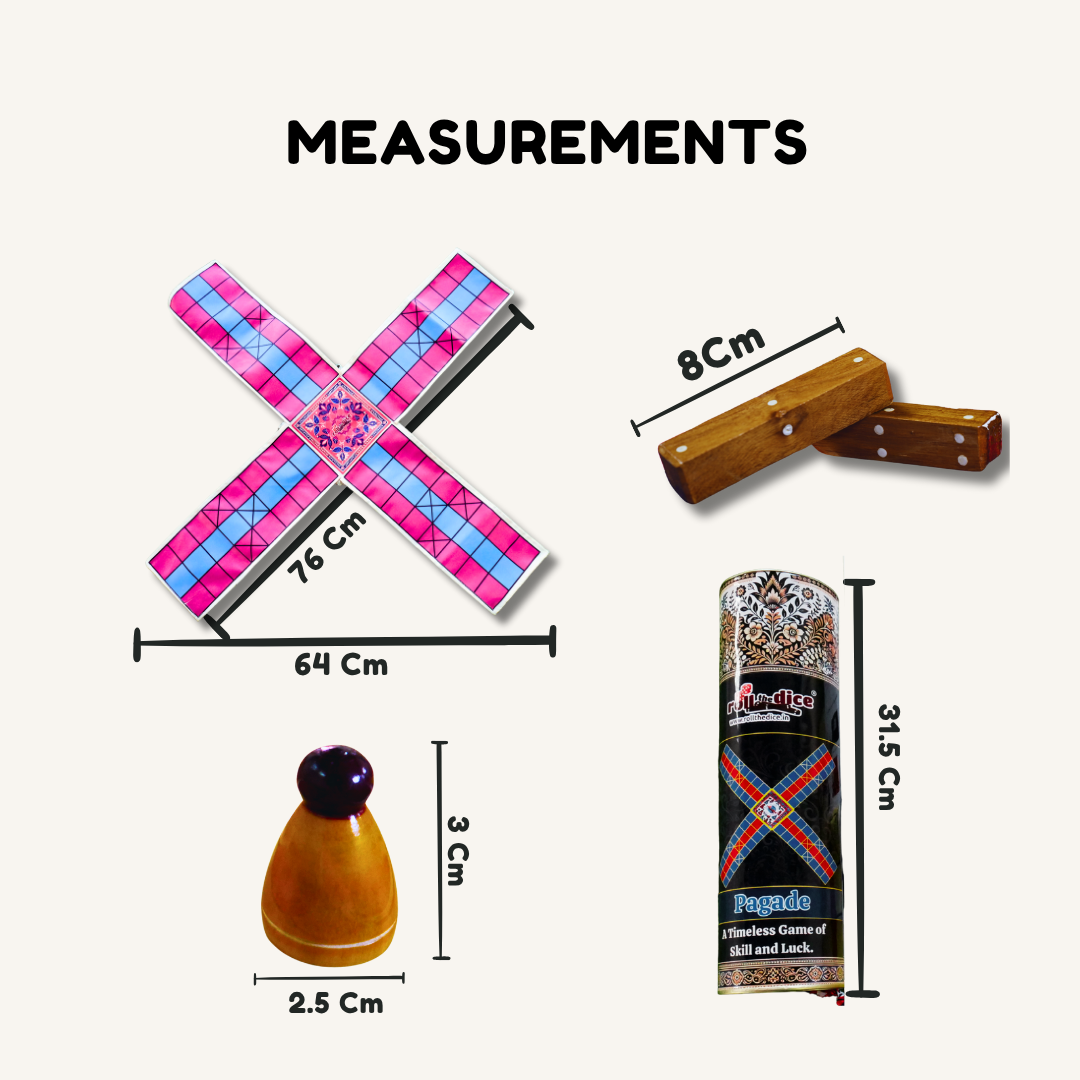 Pagade - Ancient Indian Board Game | Traditional Pachisi Set