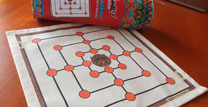 Classic Saalu Mane Aata (ಸಾಲು ಮನೆ ಆಟ) Game Board Set