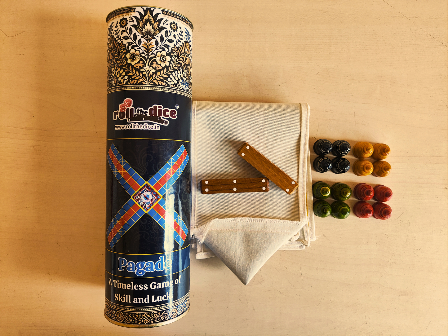 Pagade - Ancient Indian Board Game | Traditional Pachisi Set