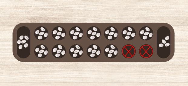 Channe Mane board showing a gameplay position