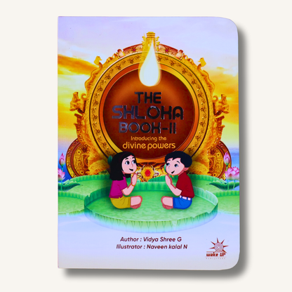 Shloka Book Set for Kids (Book 1 & 2) – Daily Routine Mantras & Hindu Gods Shlokas – Illustrated Board Books for Early Brain Development & Spiritual Learning