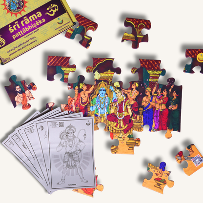 Sri Rama Pattabhisheka Jigsaw Puzzle for Kids