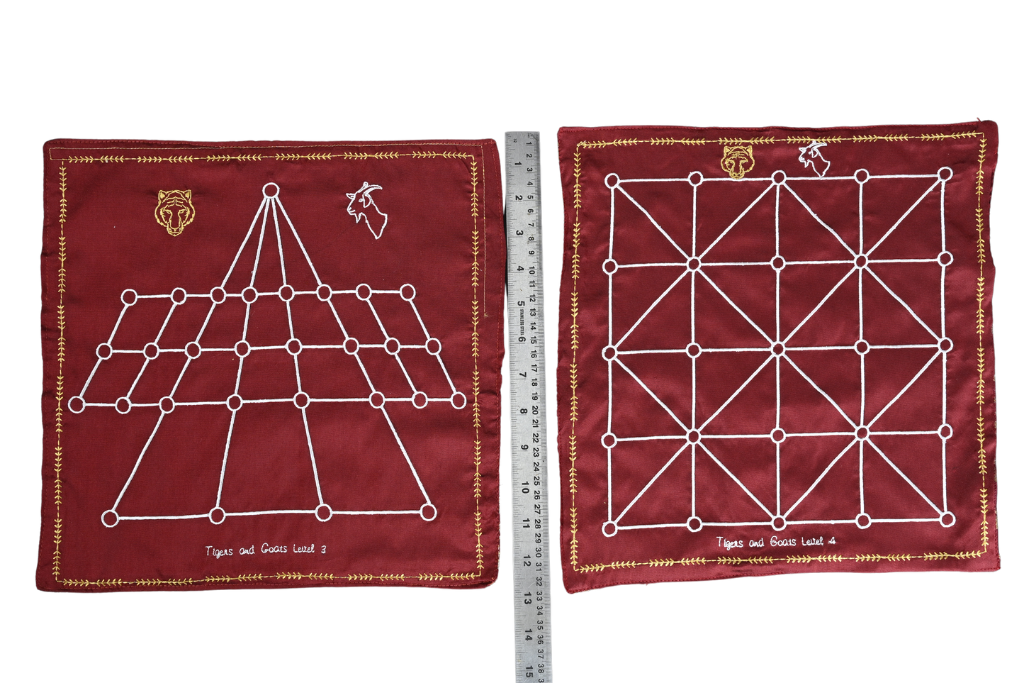 Aadu Huli (3 & 4) - Traditional Board Game