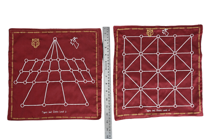 Aadu Huli (3 & 4) - Traditional Board Game