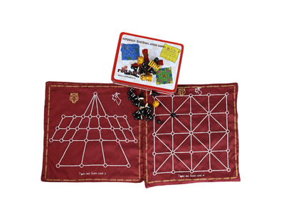 Aadu Huli (3 & 4) - Traditional Board Game