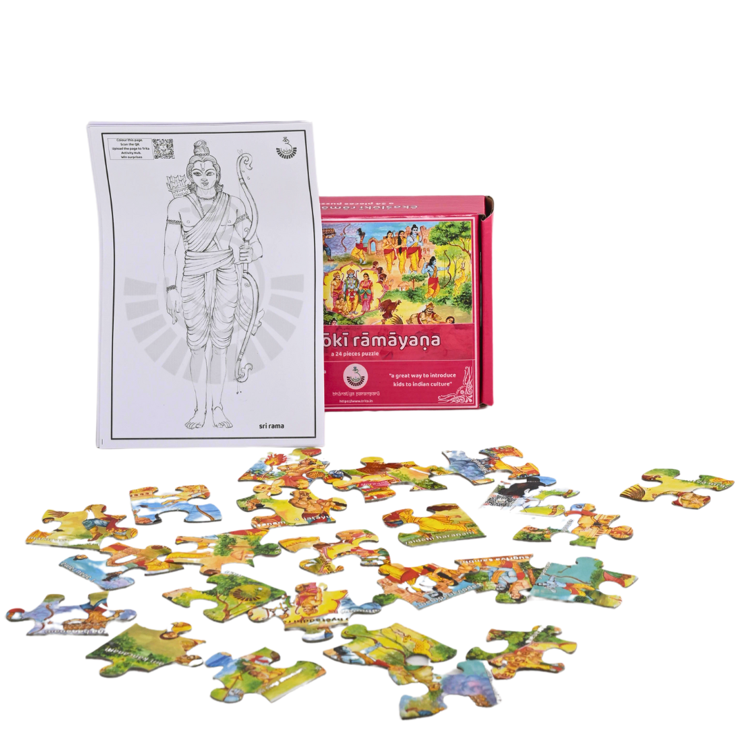 full contents free coloring sheets puzzle pieces shown of ramayana