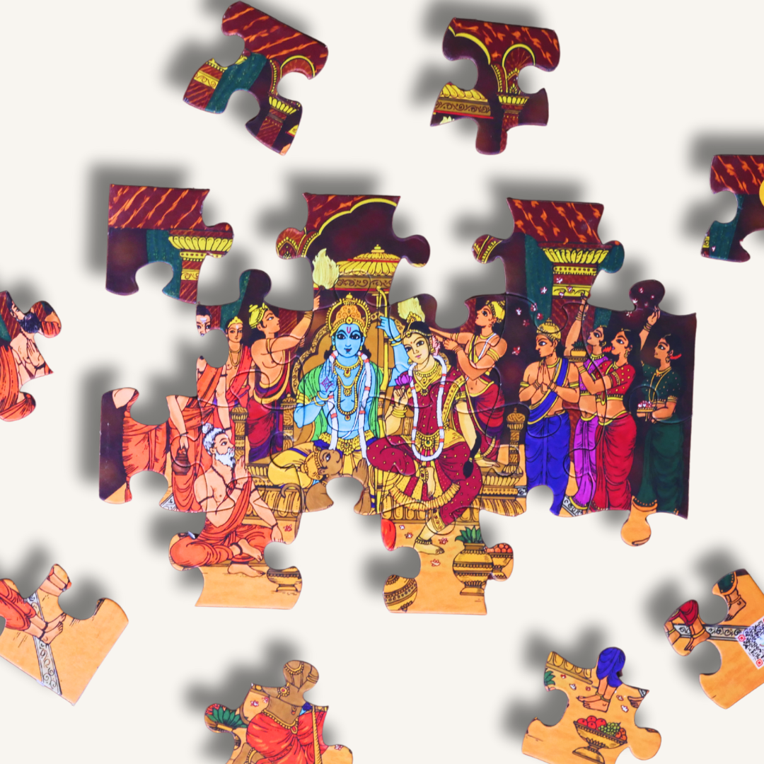 Sri Rama Pattabhisheka Jigsaw Puzzle for Kids