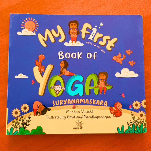 my first book of yoga for kids - suryanamaskara