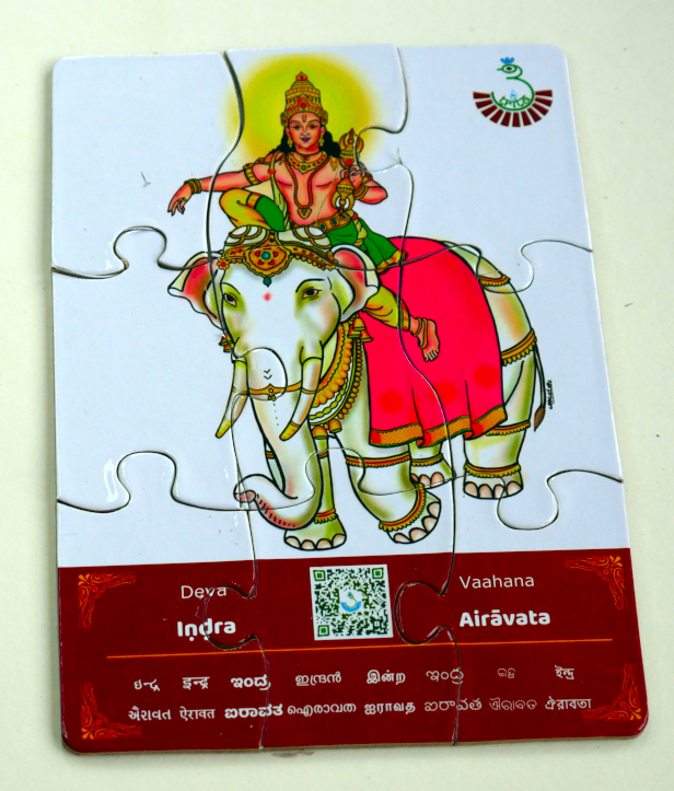 indra airavata activity puzzle for kids